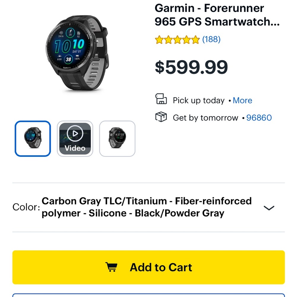 Garmin forerunner 965